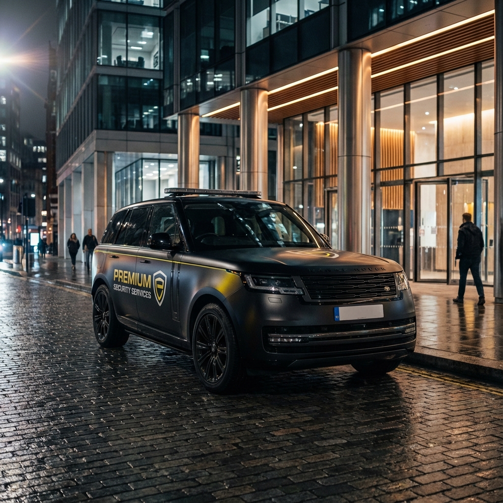 Secure Security Patrol Car